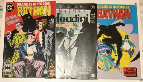 Batman Grandes Historias Lote 3 Numeros Dc/ Perfil 