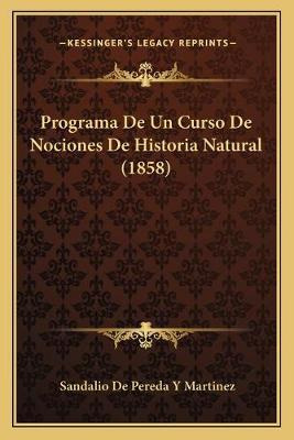 Libro Programa De Un Curso De Nociones De Historia Natura...