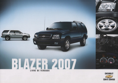 Folder Catálogo Folheto Chevrolet Blazer 2007 (cv024) (Usado)