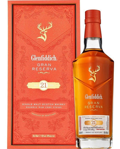 Whisky Glenfiddich 21 Años Single Malt Rum Cask C/estuche