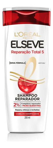 Kit Shampoo E Condicionador Reparação Total 5 Elseve 200ml