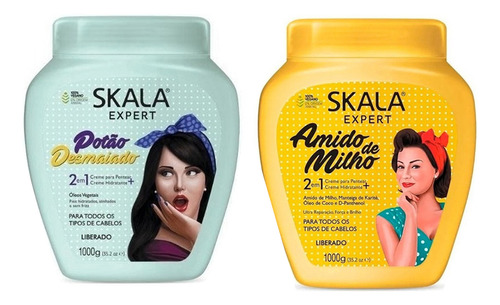 Combo  Baños Capilares Skala Antifrizz Lisos