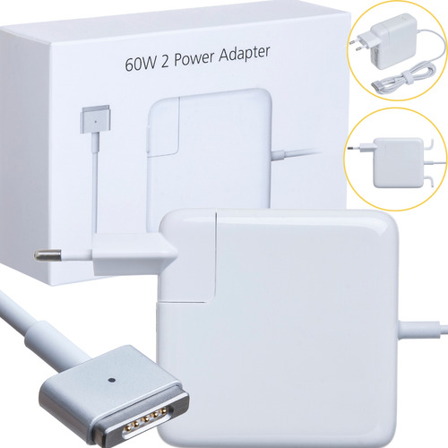 Suministro de cargador blanco Bivolt Magsafe para Macbook Air Pro 2 L, 60 W