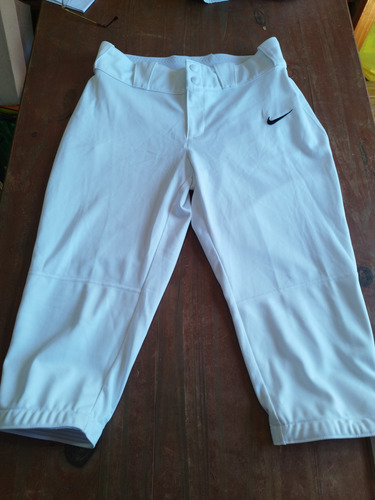 Pantalón Nike Corto Béisbol Softball Blanco Medium (Usado)