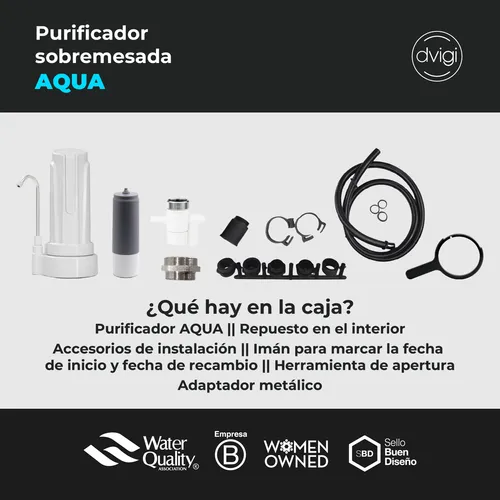 Purificador De Agua Dvigi Sobre Mesada Anmat