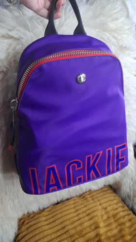 Mochila Jackie Smith Dear Violetta. Violeta Oscuro Liso (Usado)