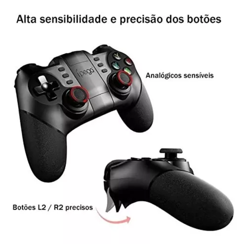 Controle Joystick Para Jogo Android Celular Bluetooth Ipega