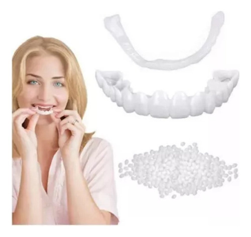 4box Carillas Dentales Ajustables Y Dentaduras Postizas