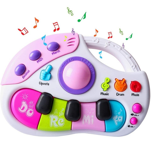 Piano Multifuncion Musical 36m+ Juguete Educativo Para Niños