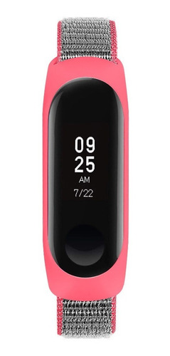 Correa Malla Para Xiaomi Miband 3 4 De Nylon Con Velcro 12mm