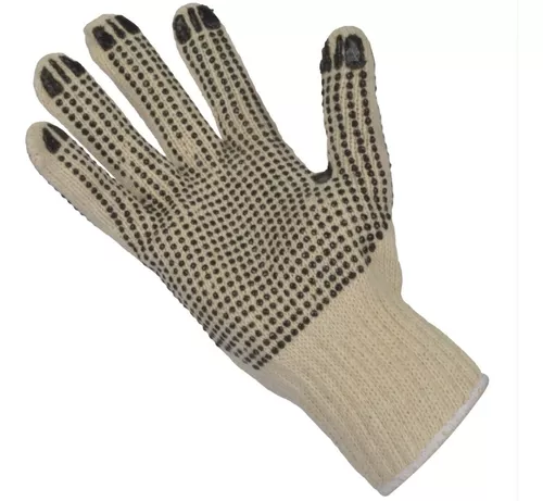 Guantes Con Tejido De Algodón Antiderrapante Pares