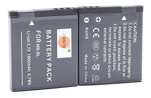 Reemplazo Para 2x Nb 8l Li Ion Ion Batería Compatible ...