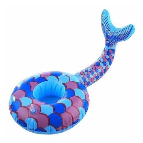 Inflable Porta Vaso Cola De Sirena