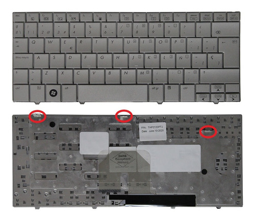 Oferta Teclado Nuevo Hp Mini Note 2133 2140 Plata En Español