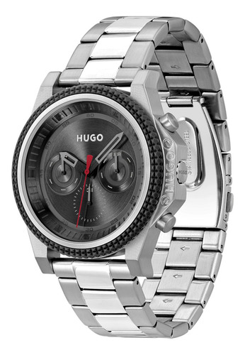 Boss Reloj Para Hombre #brave 1530347 46mm Plata