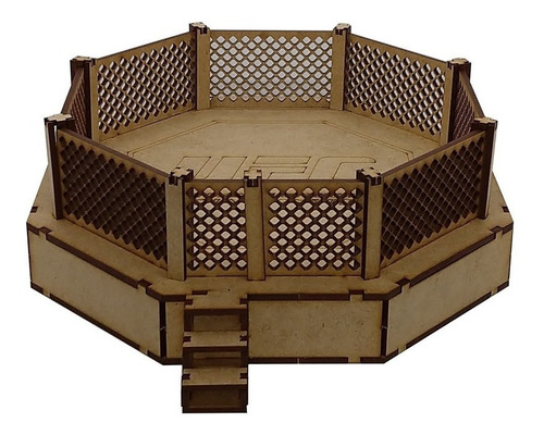 Quebra Cabeça 3d Octogono Ufc Mdf
