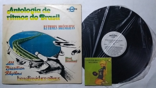 Antologia De Ritmos Do Brasil Lp Samba Batucada Carnaval (Usado)