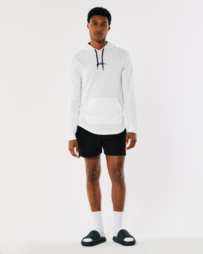 Hoodie Hollister Termico Con Capucha Hombre Original