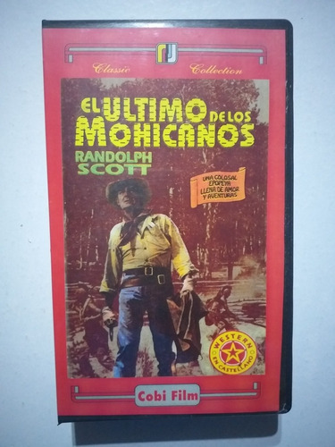 Vhs El Último De Los Mohicanos. Randolph Scott. Color.