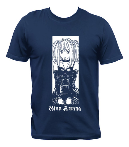 Remera Death Note Misa Amane Animé Manga 100% Algodón