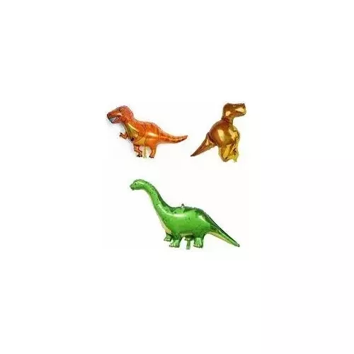 Set Feliz Cumple Globos Dinosaurios Gigantes Con Banderin