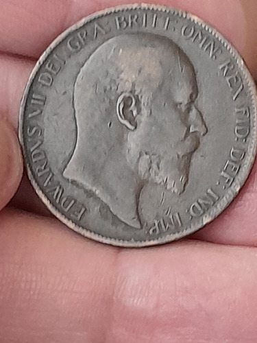 Moneda Inglaterra 1 Penny 1904 Km#794 Ref 485 Libro 3