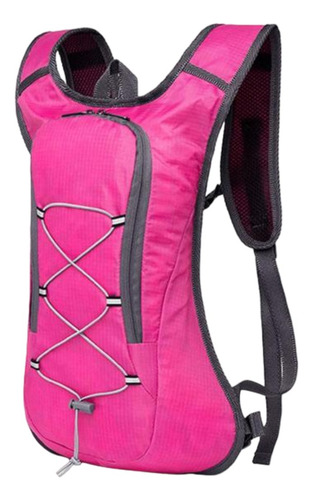 Mochila Hidratacion Ciclismo Running Bolsa De Agua 2 L Color Rosa