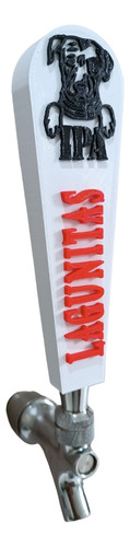 Tap Handle Chopeira Lagunitas Ipa Rótulos Cervejeiros 3d 