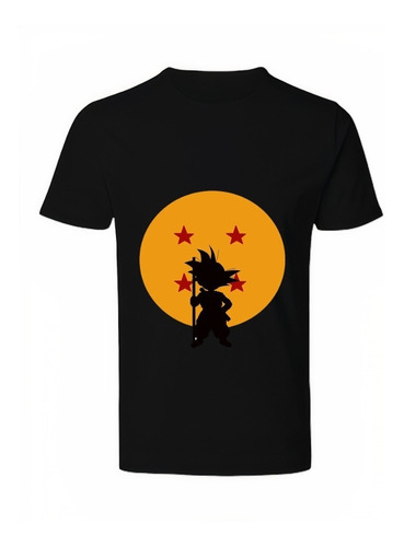 Polera Esferas Goku Dragon Ball Z Algodon  Estampada 