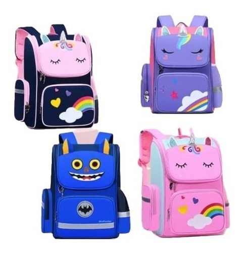 Mochila Kwaii Modelo Unicornio Para Niños Y Niñas