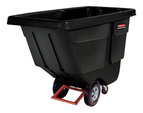 Contenedor Volcador Rotomoldeado 204kg Rubbermaid® Negro382l