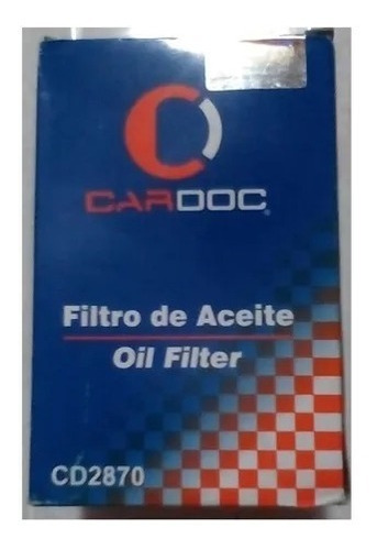 Filtro De Aceite Volkswagen, Audi, Bora, Skoda Cd2870 Cardoc