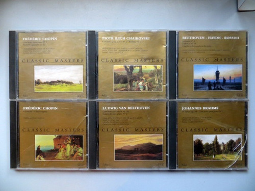 Classic Masters 6 Cd Folio Chopin Brahms Beethoven Y Otros