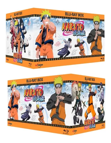 Blu-ray Naruto Clássico - Série completa com dublagem.