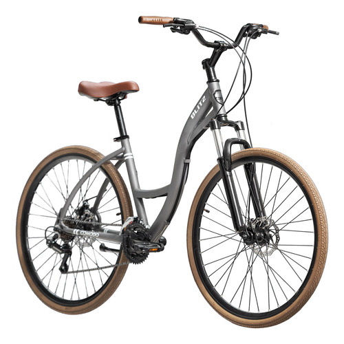 Kit Bicicleta 29 Blitz Comodo Urbana 21v + Cesta E Cadeado