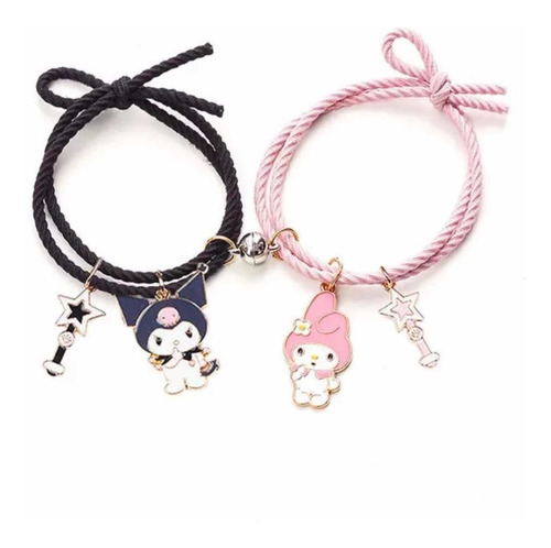 Pulsera Importada Duo Kuromi & My Melody By Hello Kitty