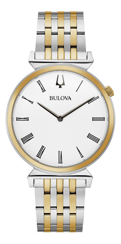 Bulova Reloj Clásico De Pulsera De Acero Inoxidable Regatt.