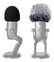 Comprar Kit 2 Filtros Anti Pop P´ Micrófono Blue Yeti X_gris Y Negro