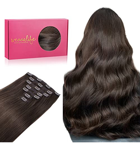 Wennalife Clip En Extensiones De Pelo, 14 Pulgadas Hxpss