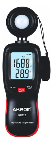Termômetro Luxímetro Digital - Akrom Kr922