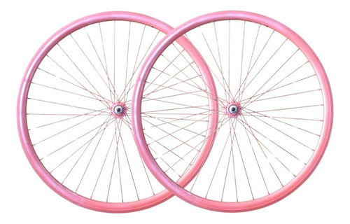 Rines Mybikemx Aerodinámicos Rosa Perlado 36 Agujeros