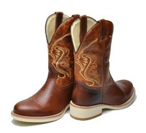 Bota Masculina Texana Sola Branca Roper Trilha Country :