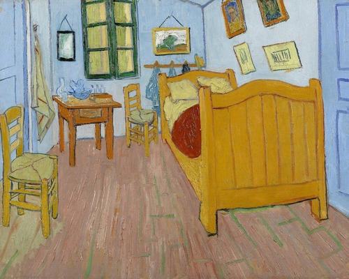 Poster Vincent Van Gogh 60x75cm Obra O Quarto