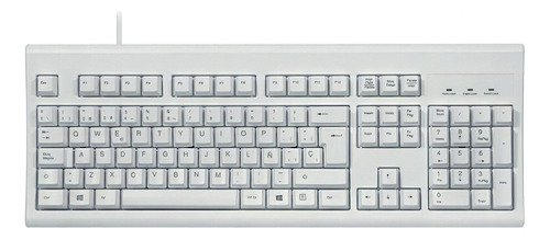 Perixx Periboard-106w Es Teclado Estandar Usb - Blanco - Qw