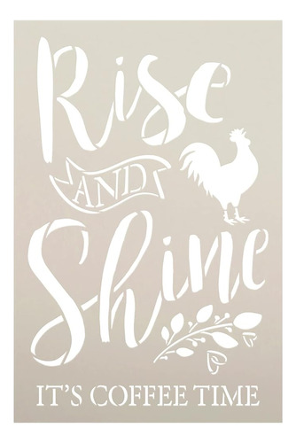 Plantilla Rise And Shine Coffee Time De Studior12 | Artesaní