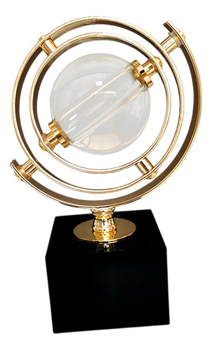 Estatua De Globo Geométrico, Adorno De Globo, Altura 18cm