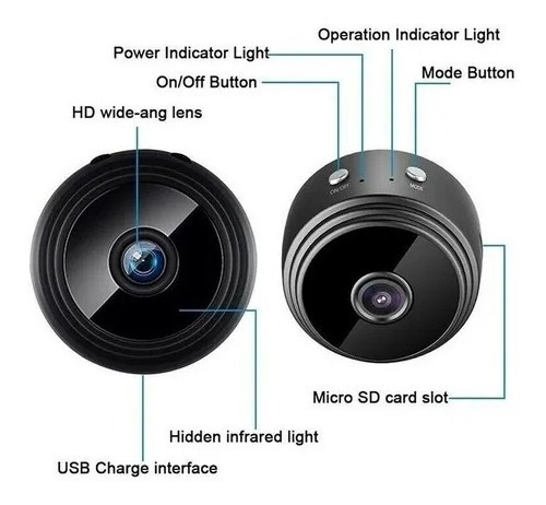 Camara Espia Audio Video Detecta Movimiento
