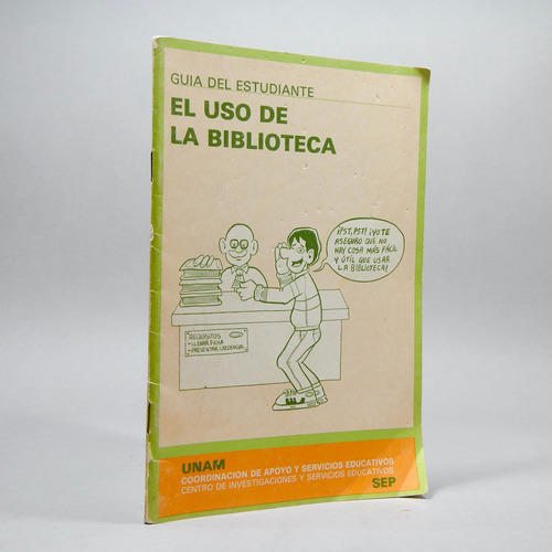 El Uso De La Biblioteca Guía Del Estudiante Unam 1986 Bi5