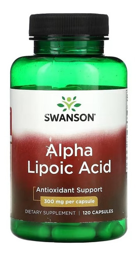 Alpha Lipoic Acid 300 Mg | 120 Caps | Siempre Swanson!! Sabor Neutro