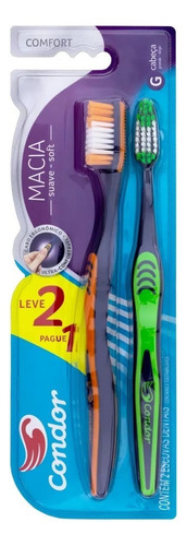 Cepillo De Dientes Condor Comfort Ultra Suave X 2 Unidades